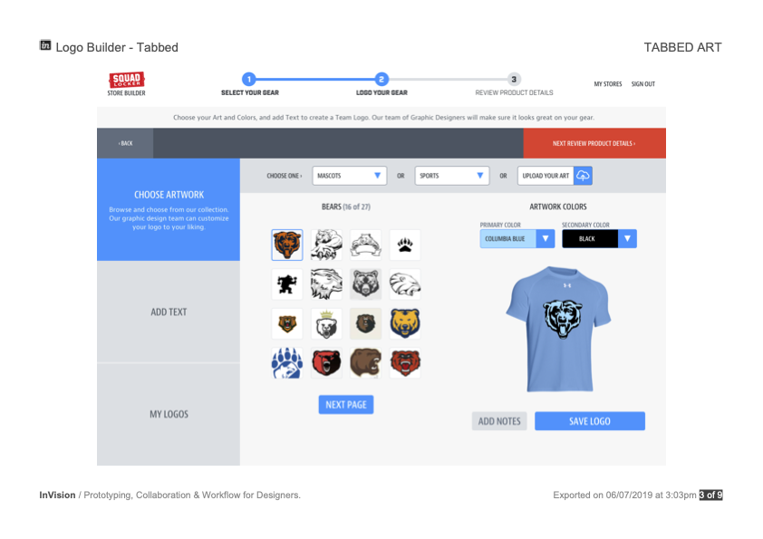 Squadlocker Logo Builder